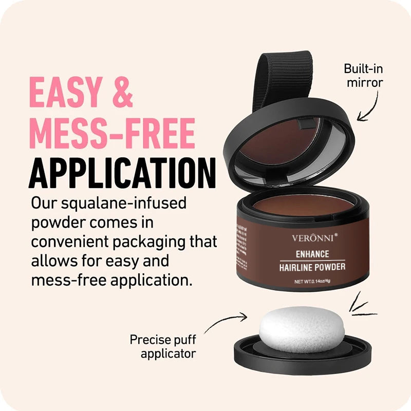 14-Color Hairline Powder – Waterproof Root Concealer