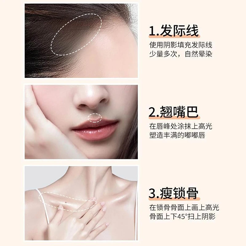 14-Color Hairline Powder – Waterproof Root Concealer