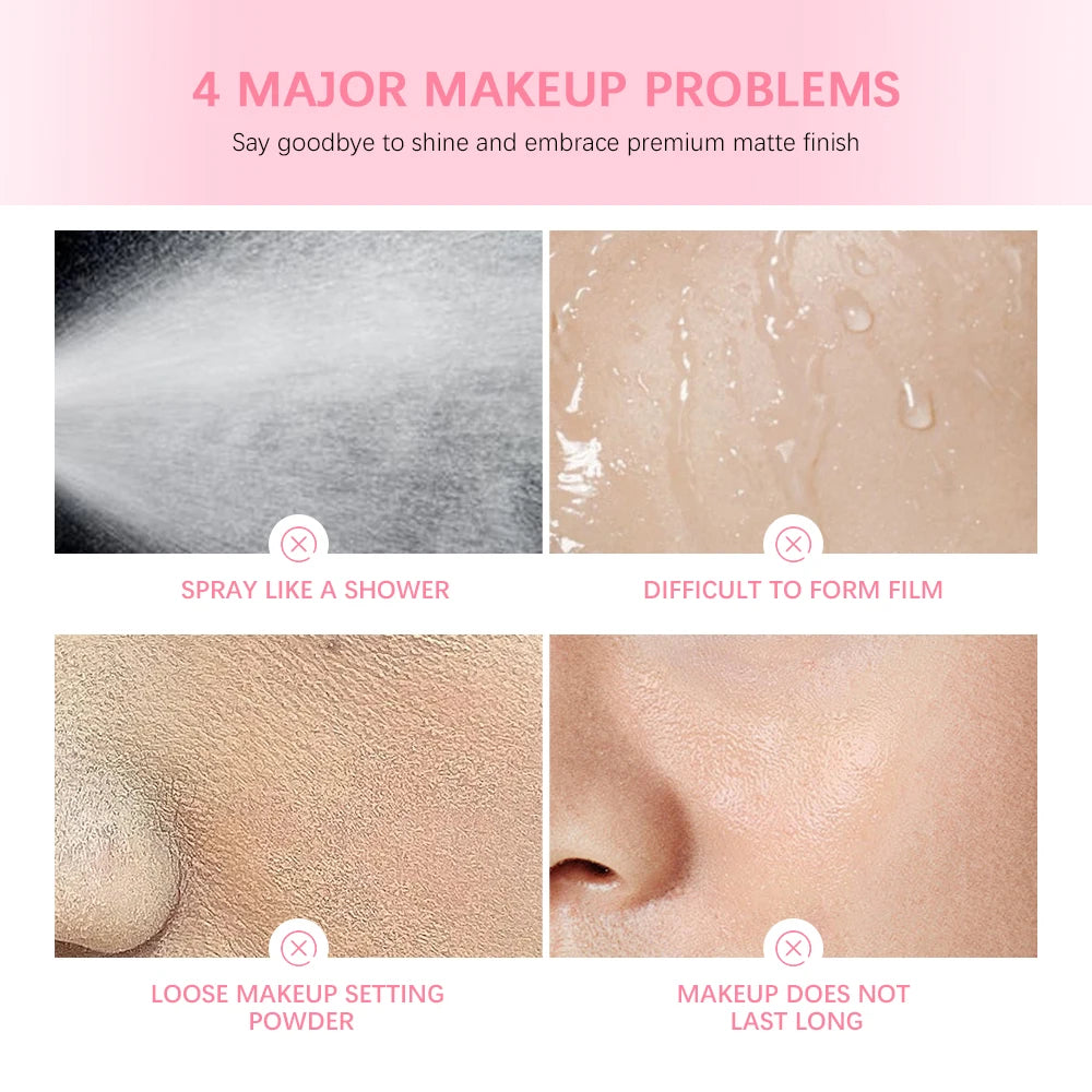 Matte Setting Spray – Long-Lasting Oil Control Makeup Fixer