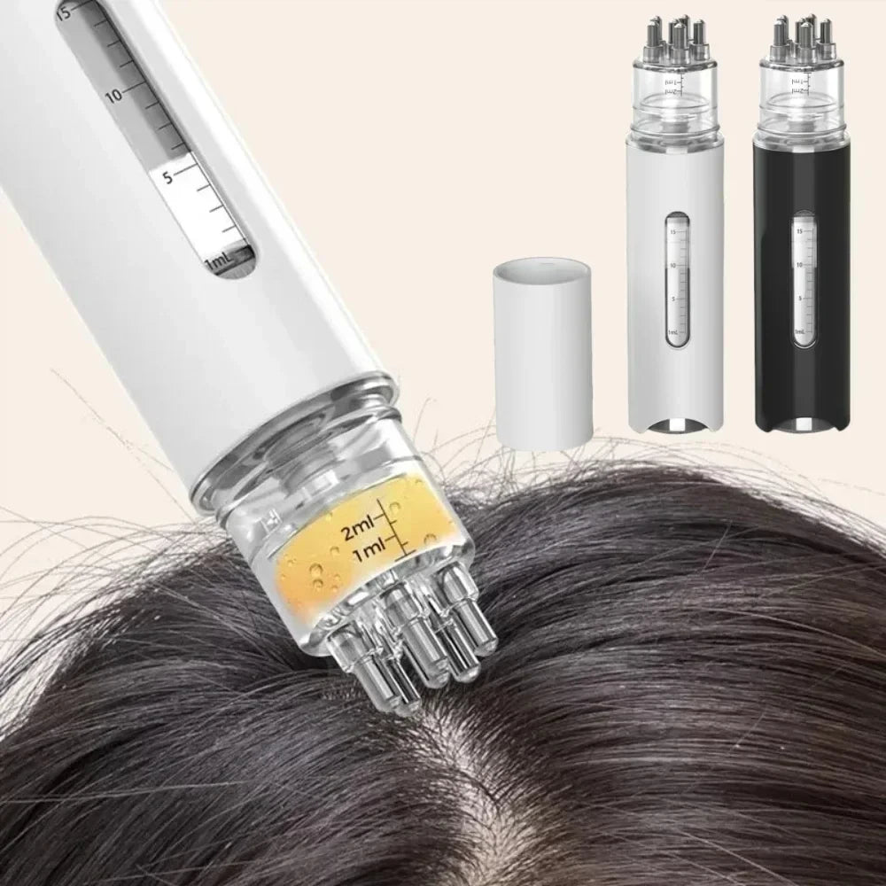 Portable Scalp Applicator & Mini Massager – Anti Hair Loss Tool
