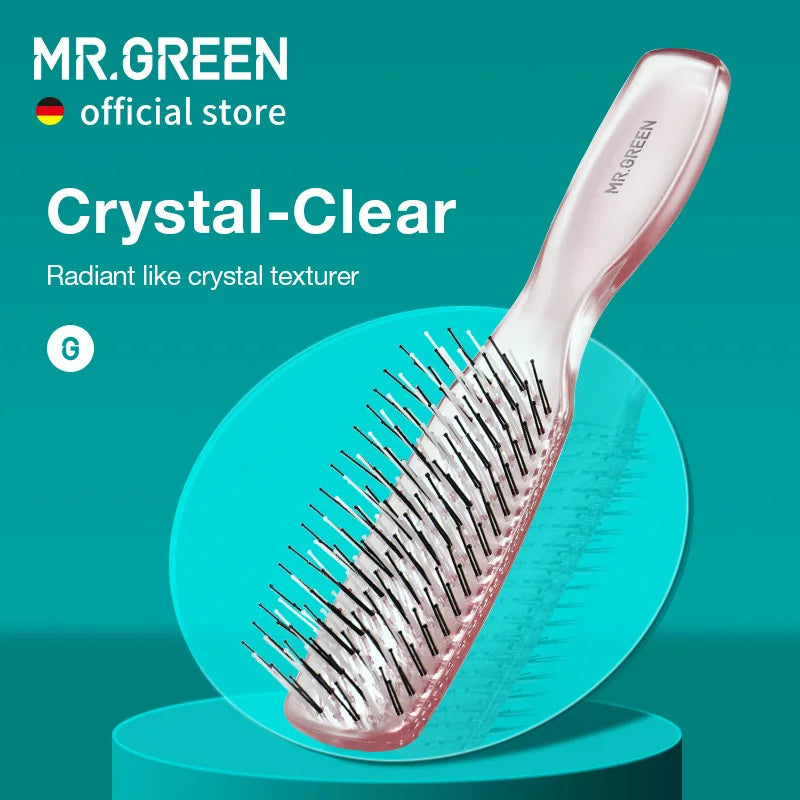 MR.GREEN Hair Brush – Scalp Massage & Detangling Comb