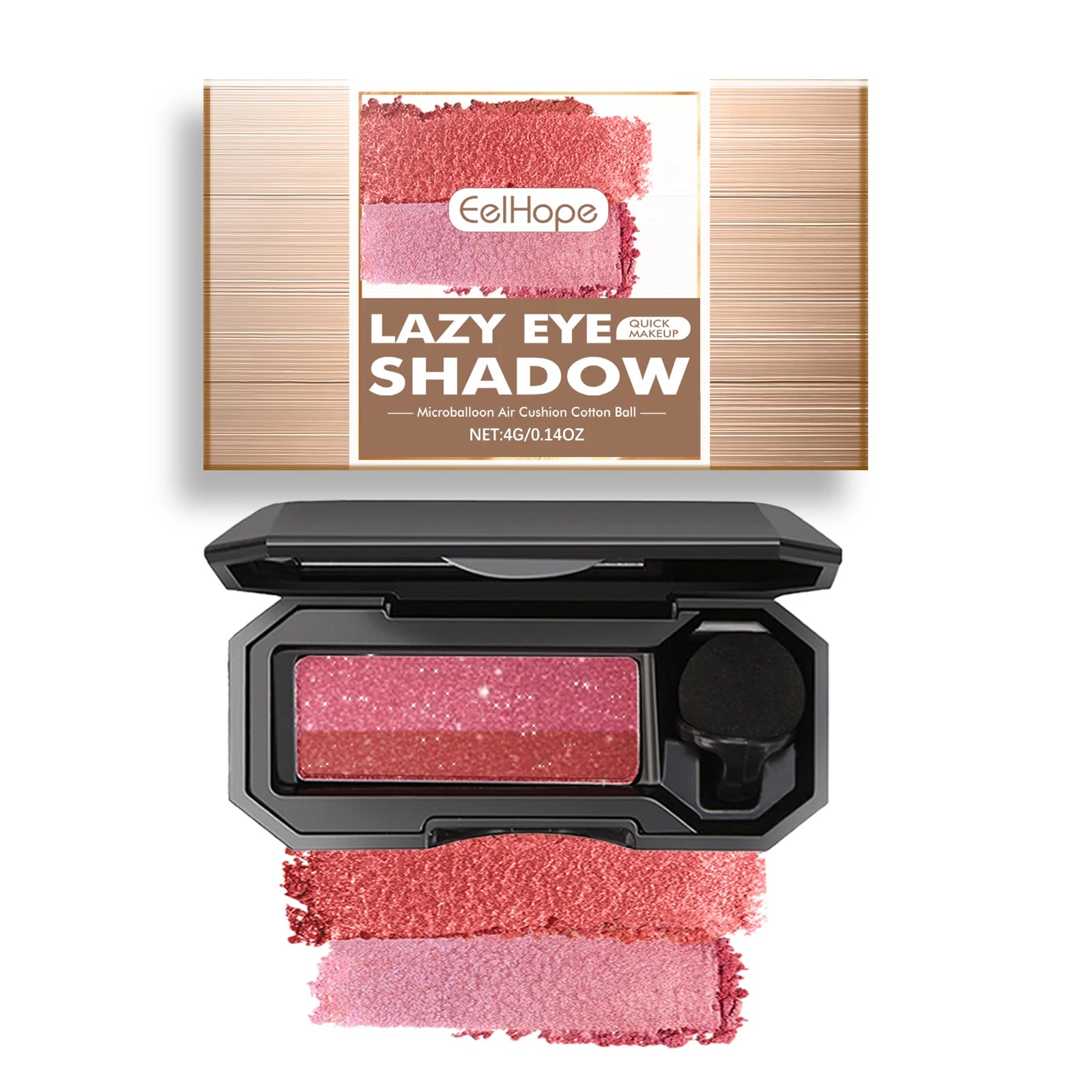 Two-Color Matte Eyeshadow Tray – Korean Cosmetics