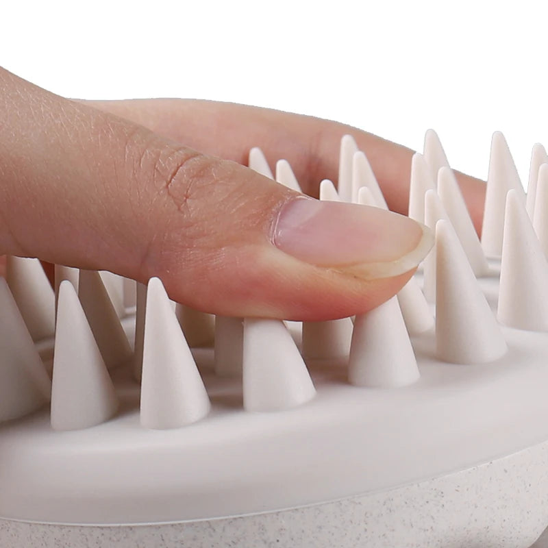 Biodegradable Scalp Brush Massager – Silicone Shampoo Scrubber