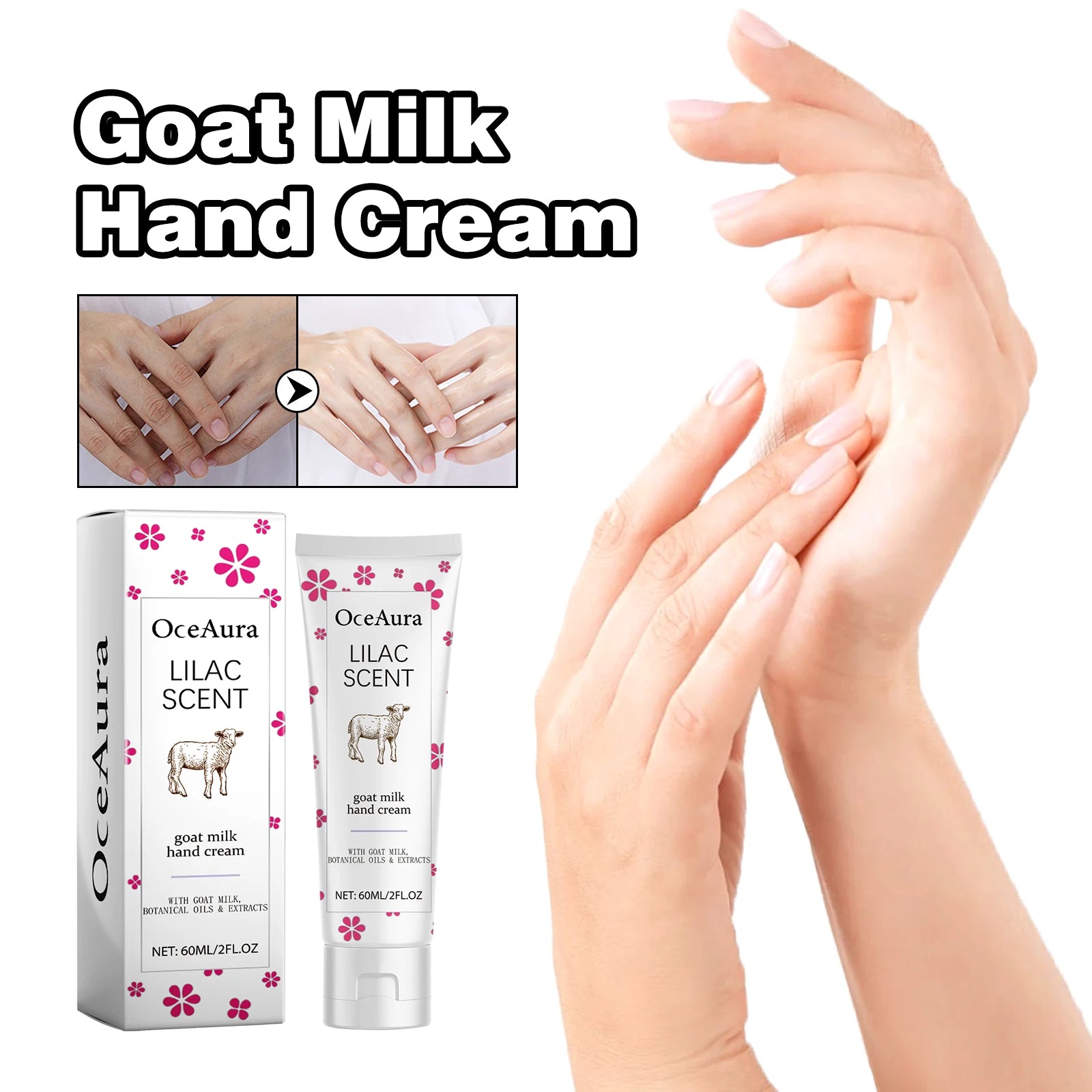 OceAura Goat Milk Nourishing Hand Cream