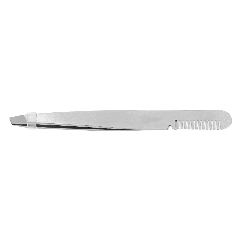 Stainless Steel Eyebrow Tweezers – Precise Hair Removal Tool