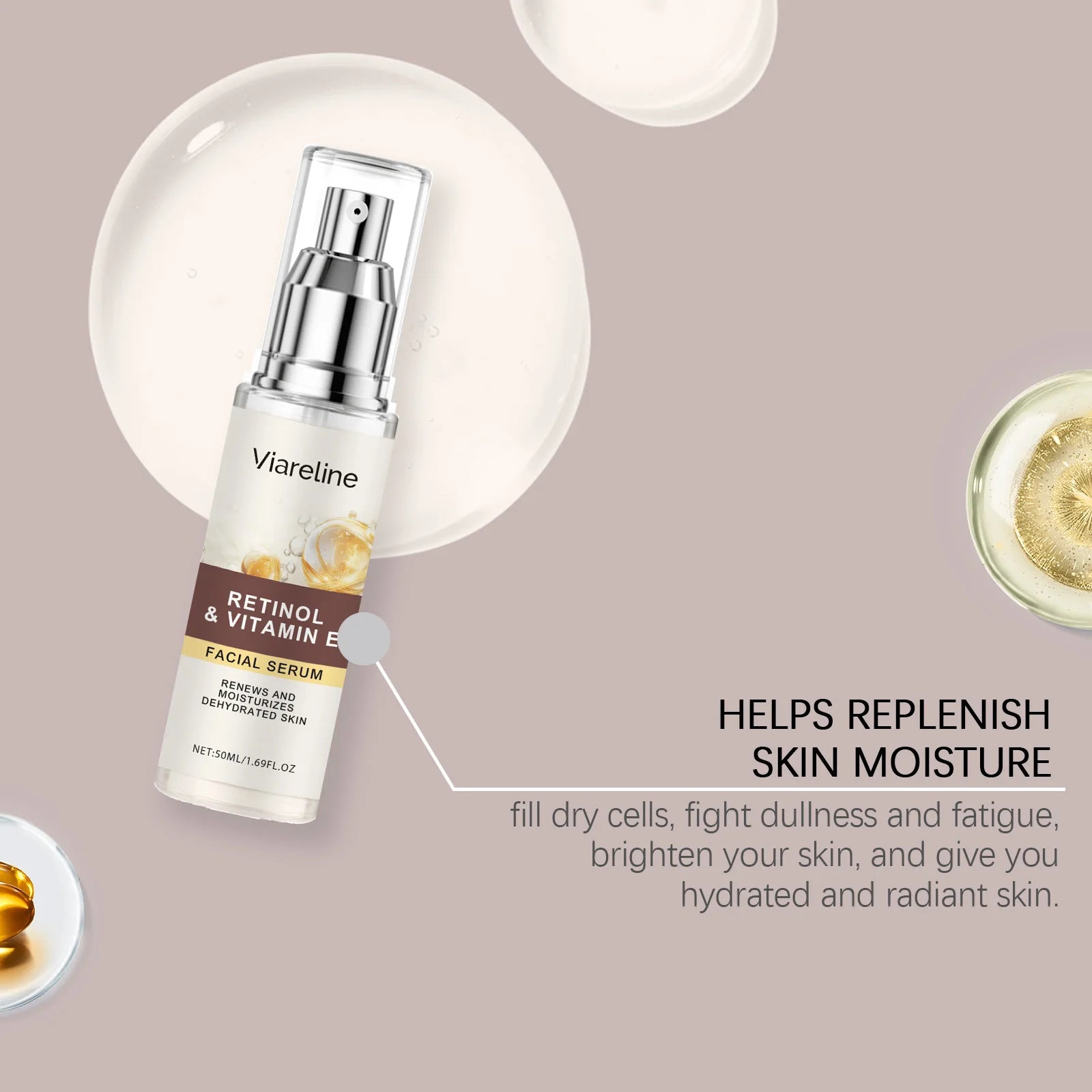 Viareline Retinol Hydrating Facial Serum